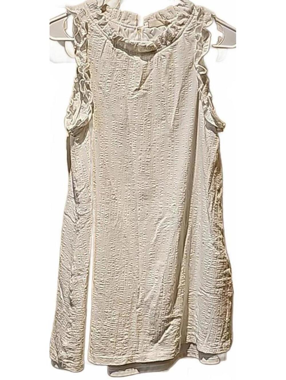Altar'd State white Sleeveless dress. Fully lined. Size L